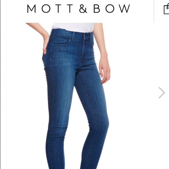 high waisted bow jeans